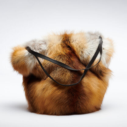 Grosse Shoppertasche aus Rotfuchs